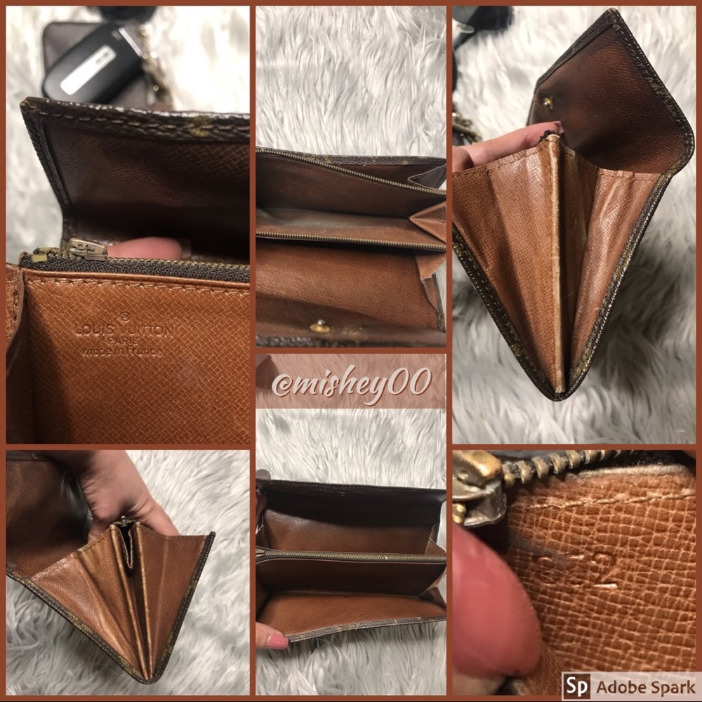 AUTH Vintage Louis Vuitton Sarah Wallet 852 - Picture 3 of 6